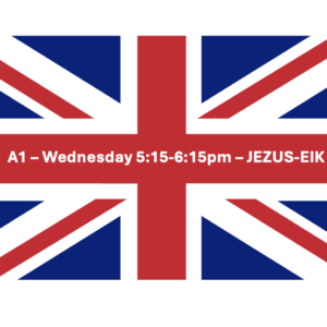 English A1 - Wed 5:15pm