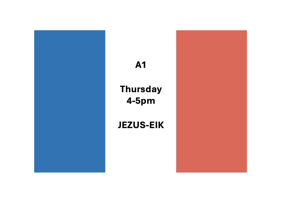 French A1 - Thur 4pm