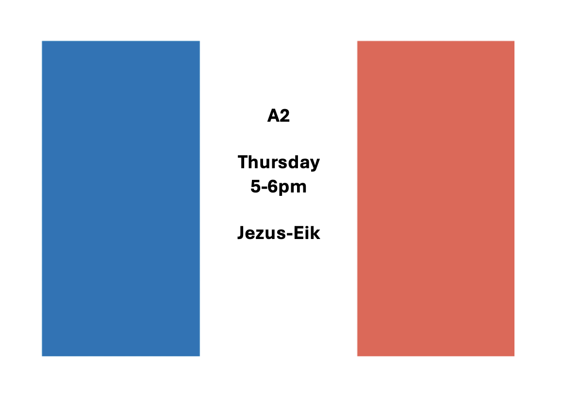French A2 - Thur 5pm