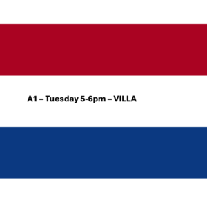 Dutch A1 - Tue 5pm