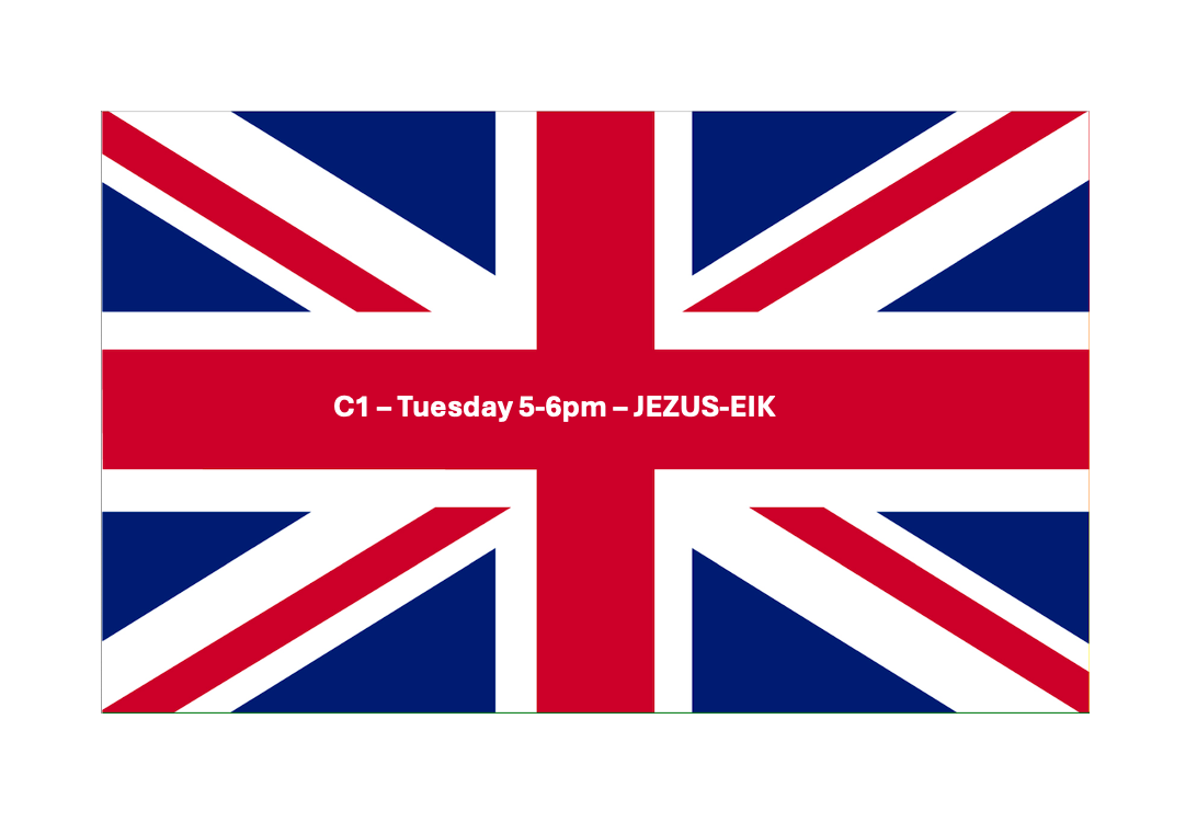 English C1 - Tues 5pm