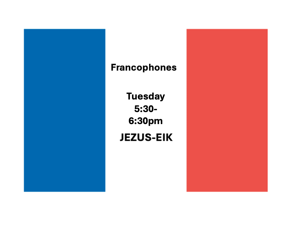 FR pour francophones - Tuesday 5:30pm