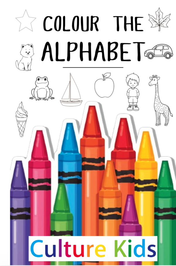 Colour the alphabet - English