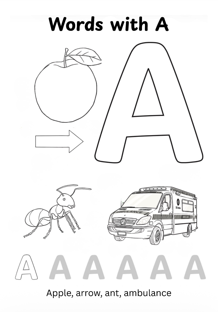 Colour the alphabet - English - Image 2